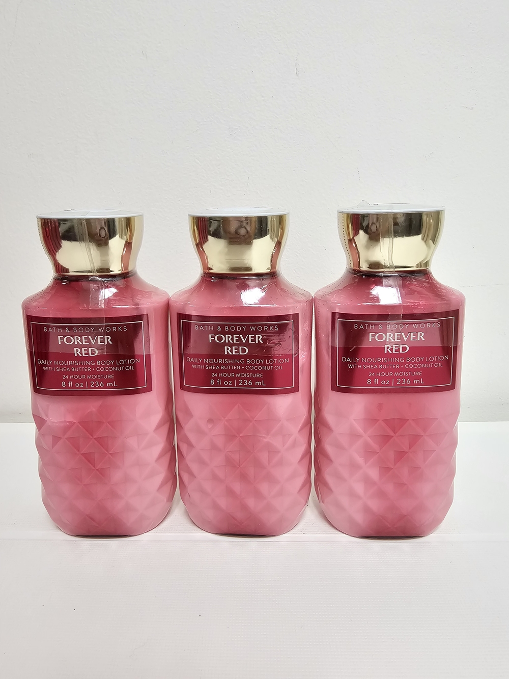 Bath & Body Works Forever Red Daily Nourishing Body Lotion - 3x